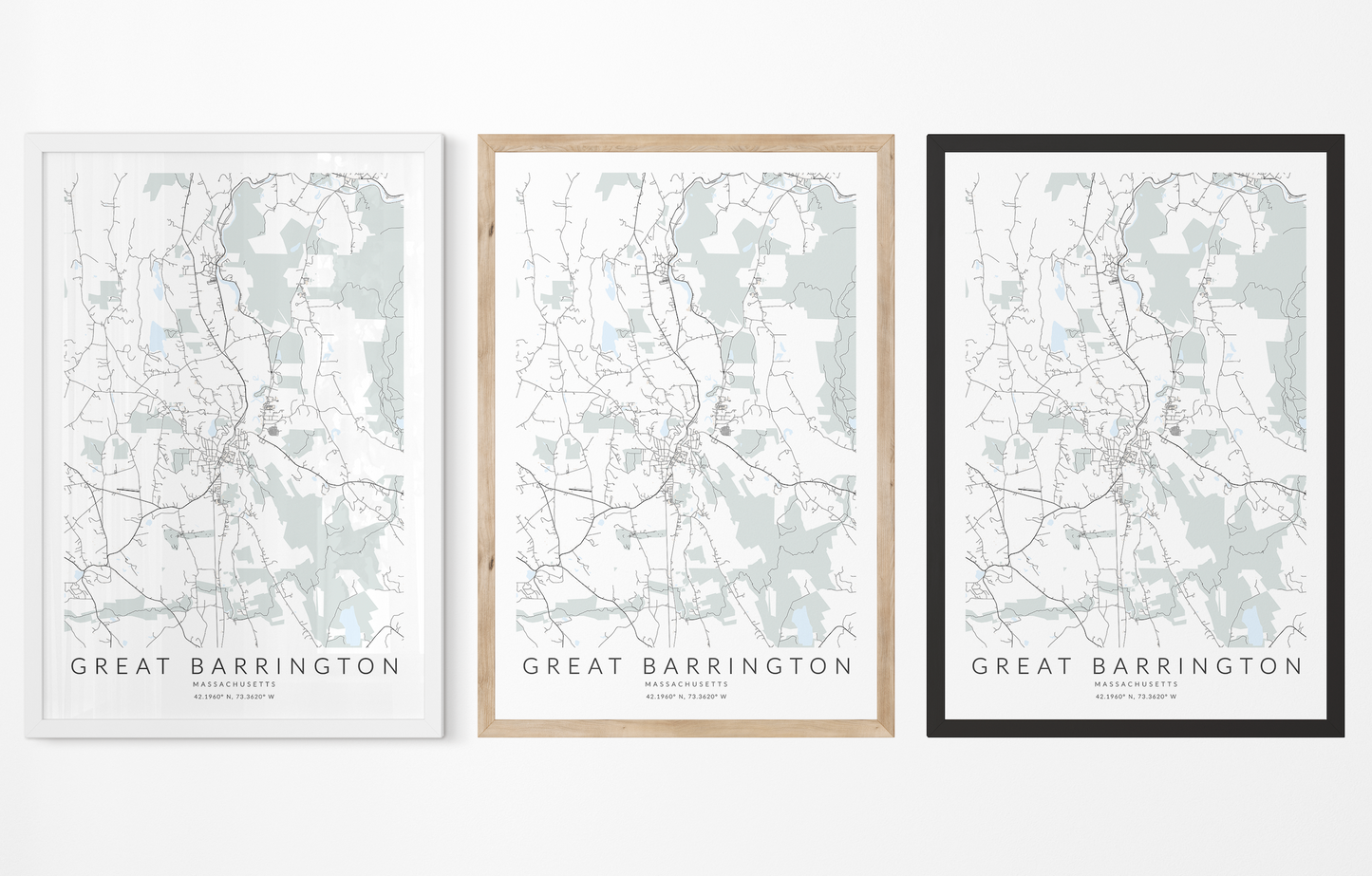 Great Barrington Map Print