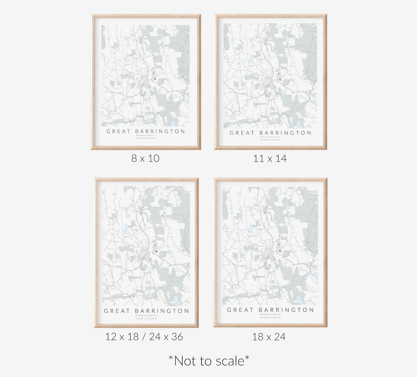 Great Barrington Map Print