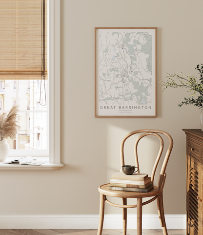 Great Barrington Map Print