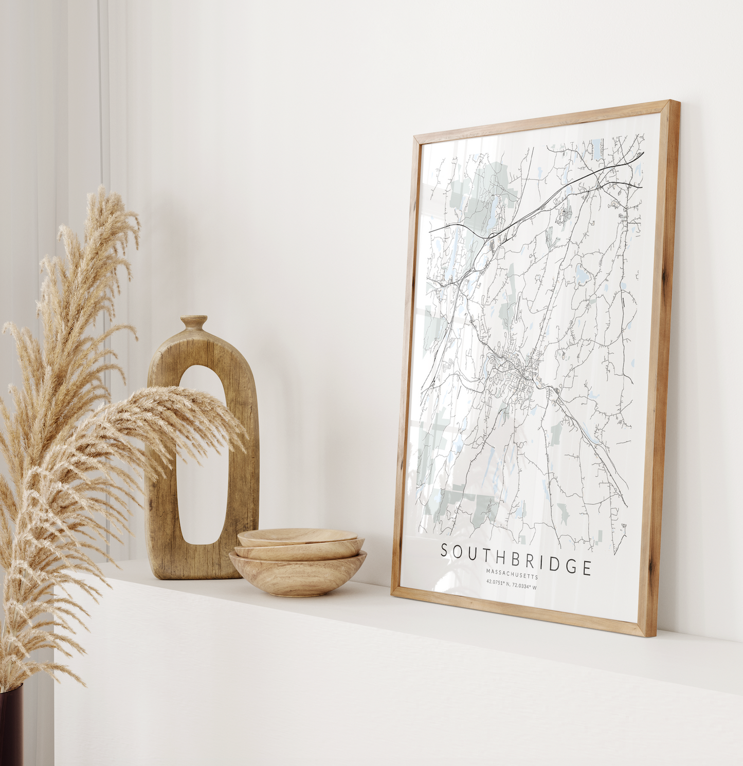 Southbridge Map Print