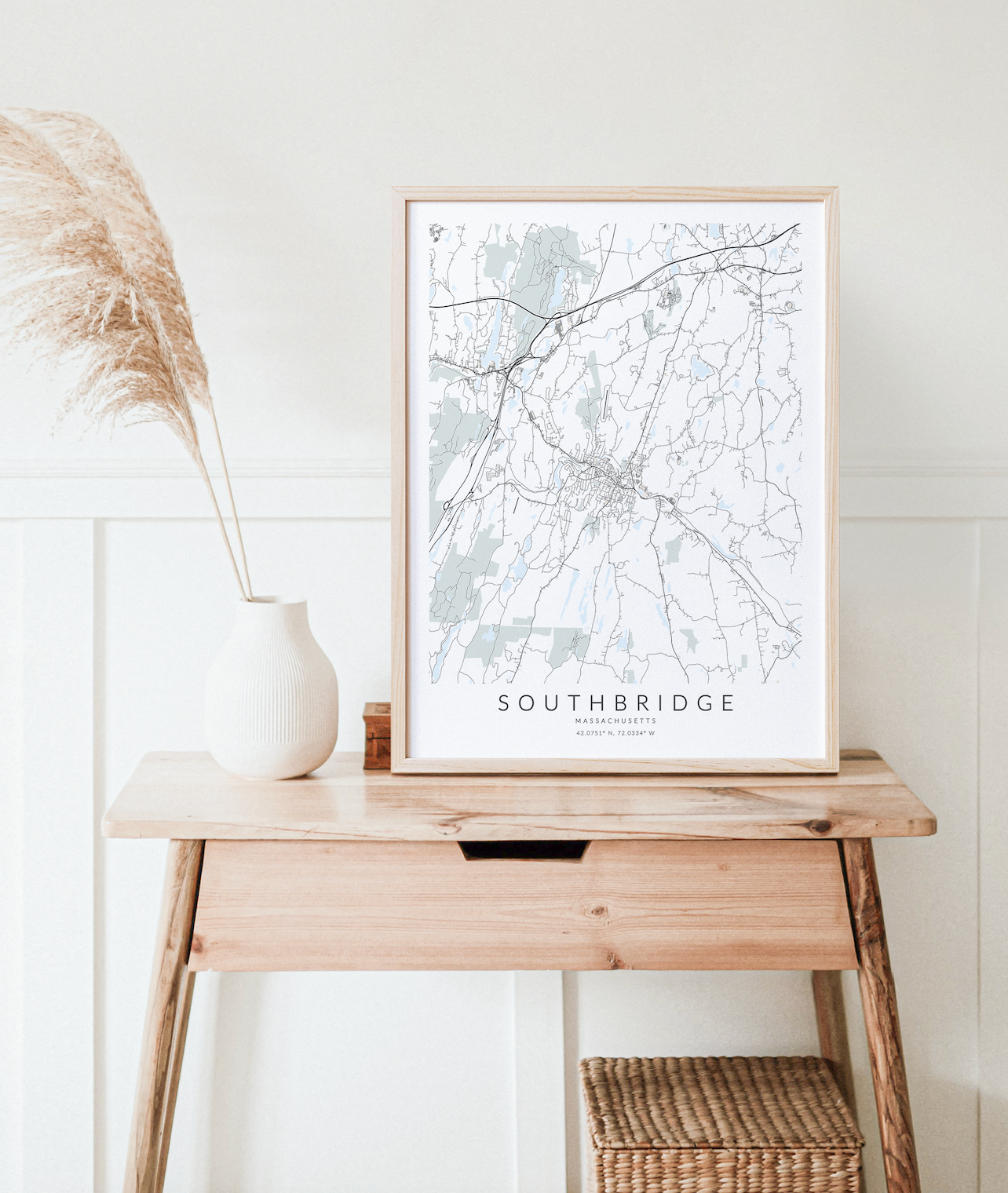 Southbridge Map Print