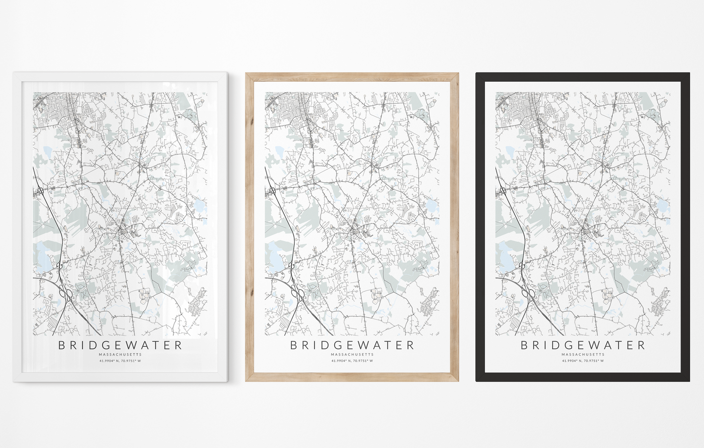 Bridgewater Map Print