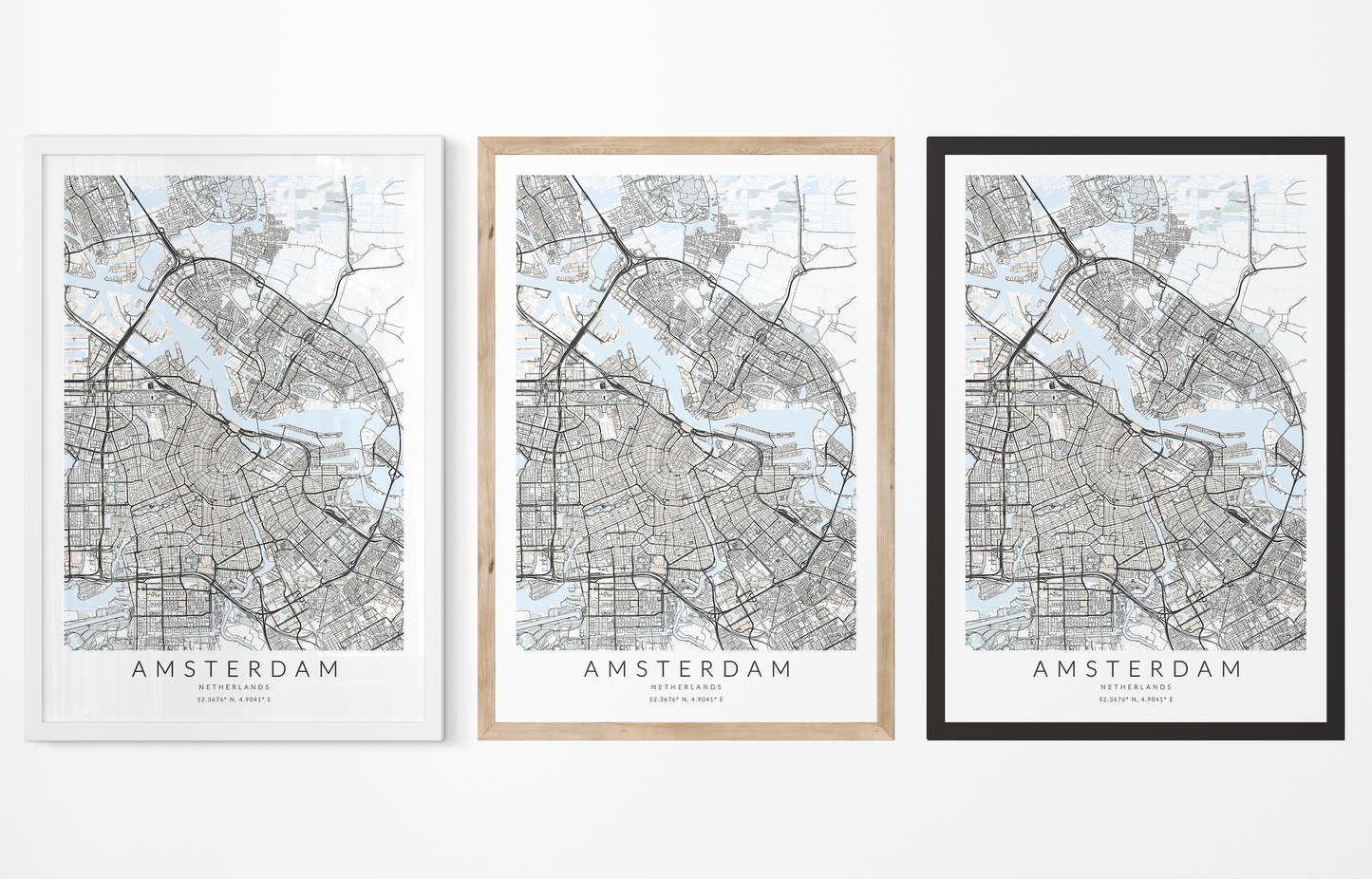 Amsterdam Map Print