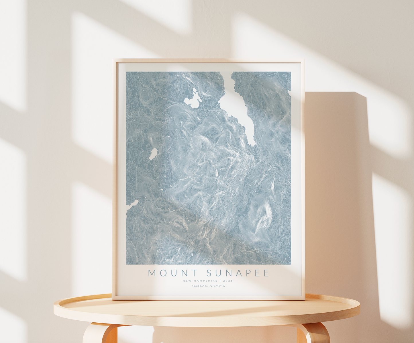 Mount Sunapee Map Print