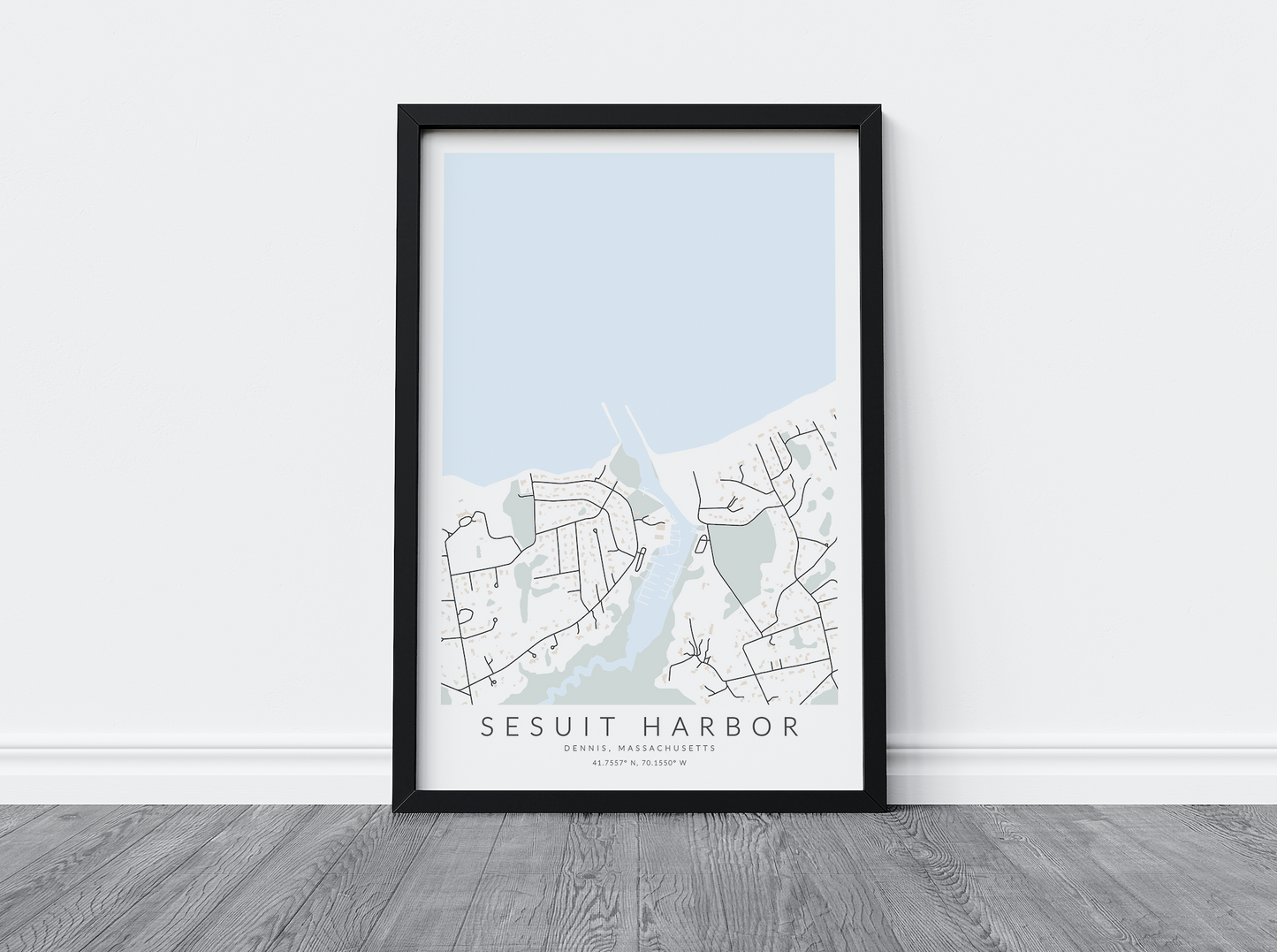 Sesuit Harbor Map Print