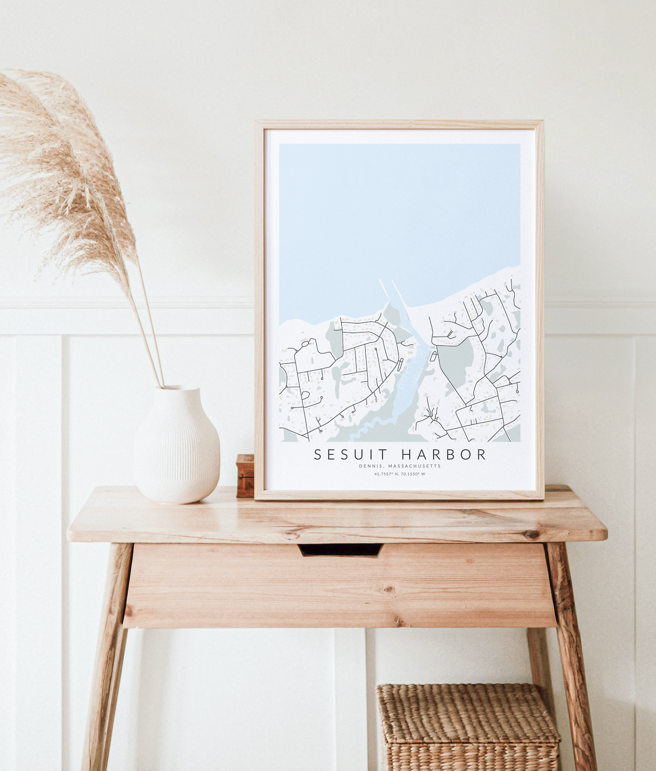 Sesuit Harbor Map Print