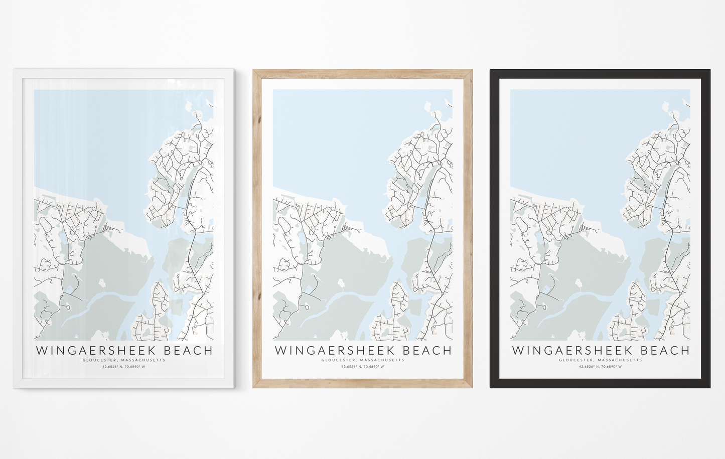 Wingaersheek Beach Map Print
