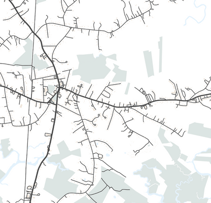 Salisbury Map Print