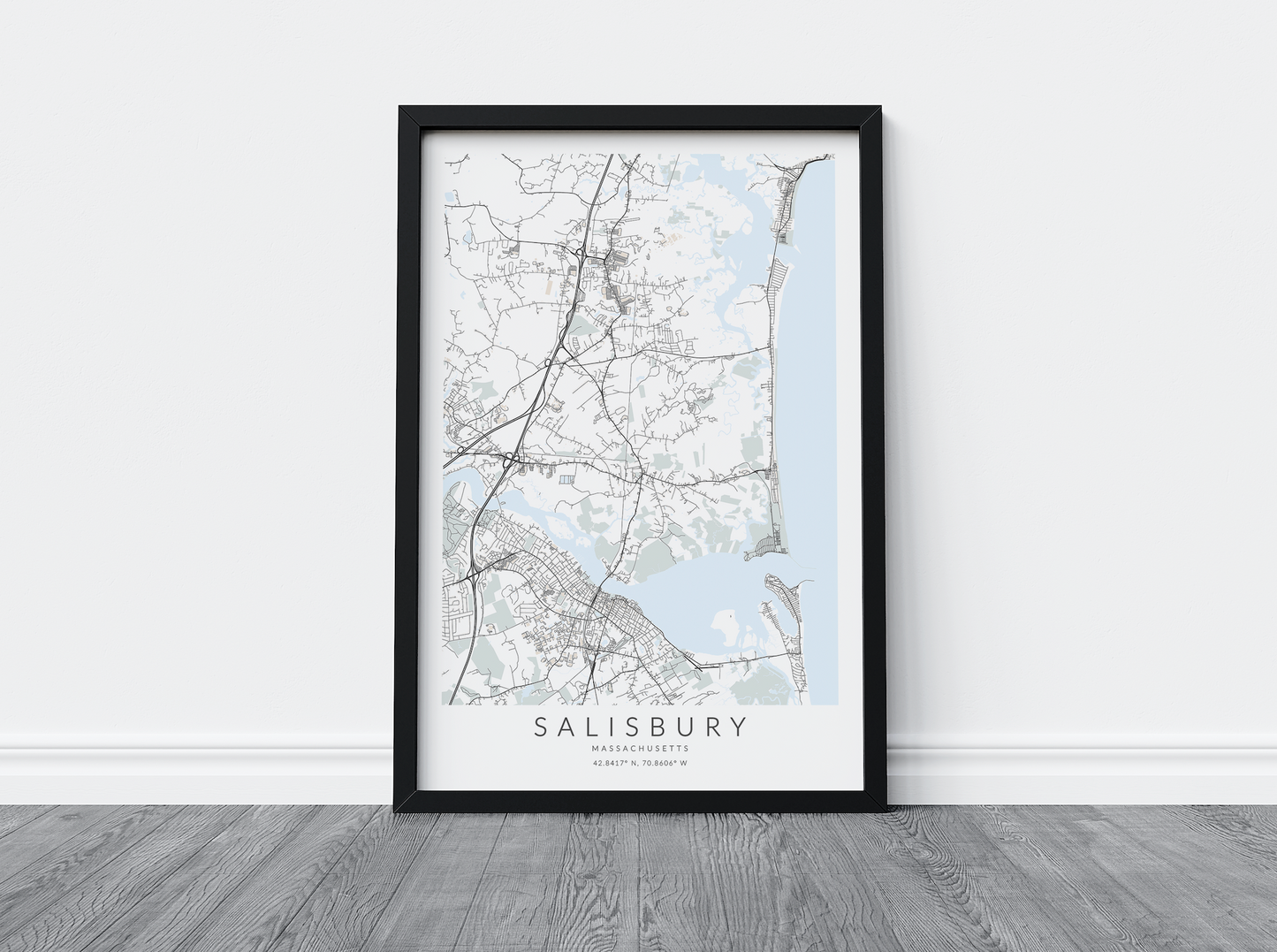 Salisbury Map Print