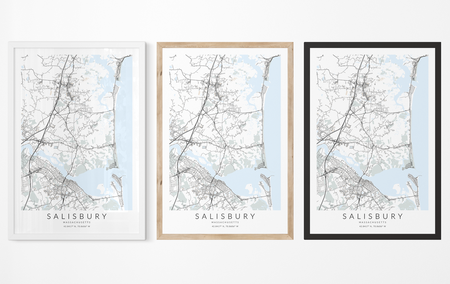 Salisbury Map Print