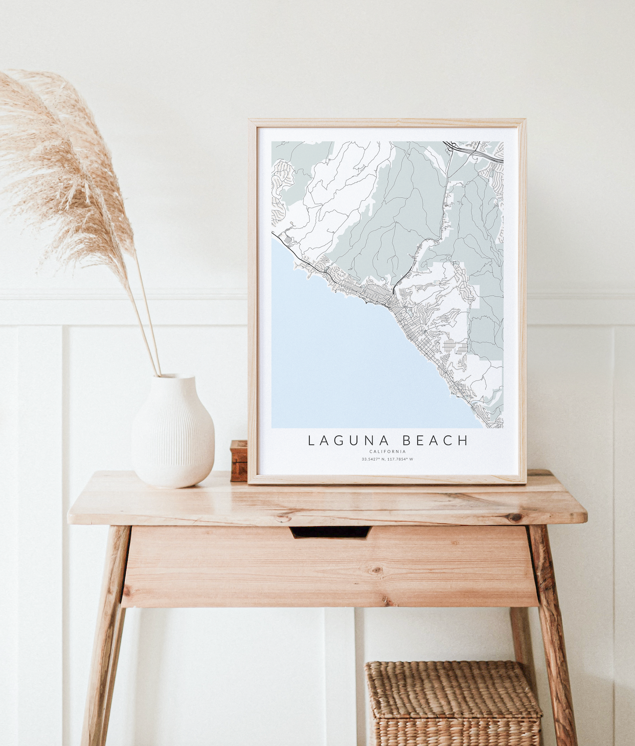 Laguna Beach Map Print