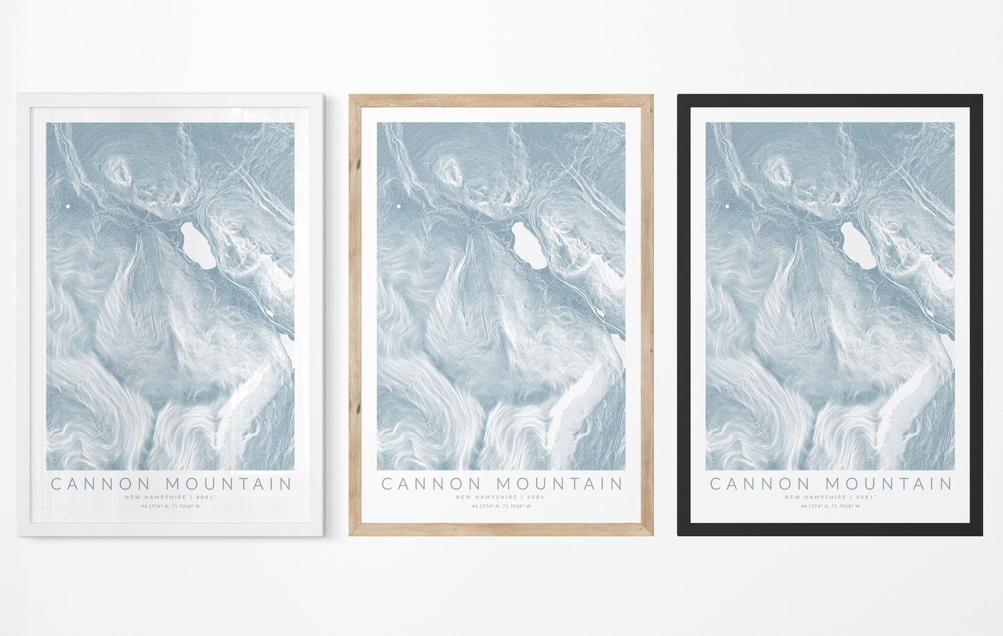 Cannon Mountain Map Print