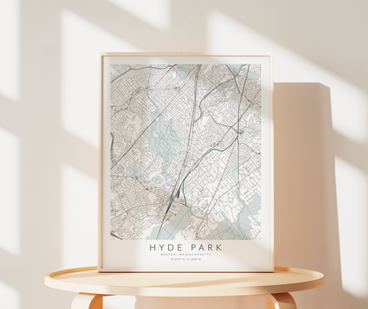 Hyde Park Map Print