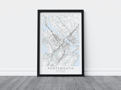 Portsmouth Map Print