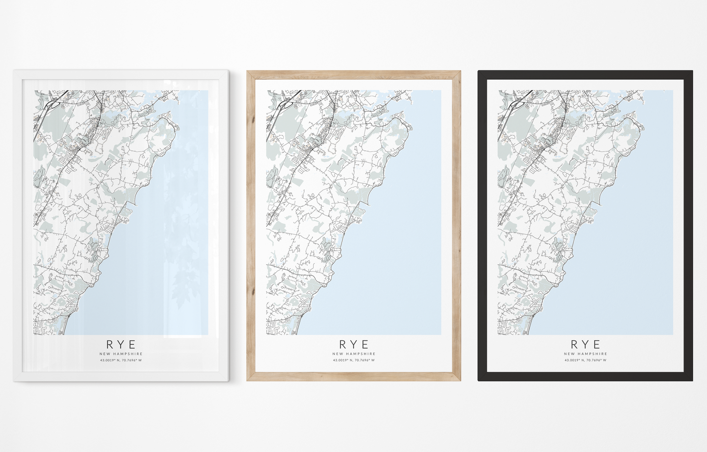 Rye Map Print
