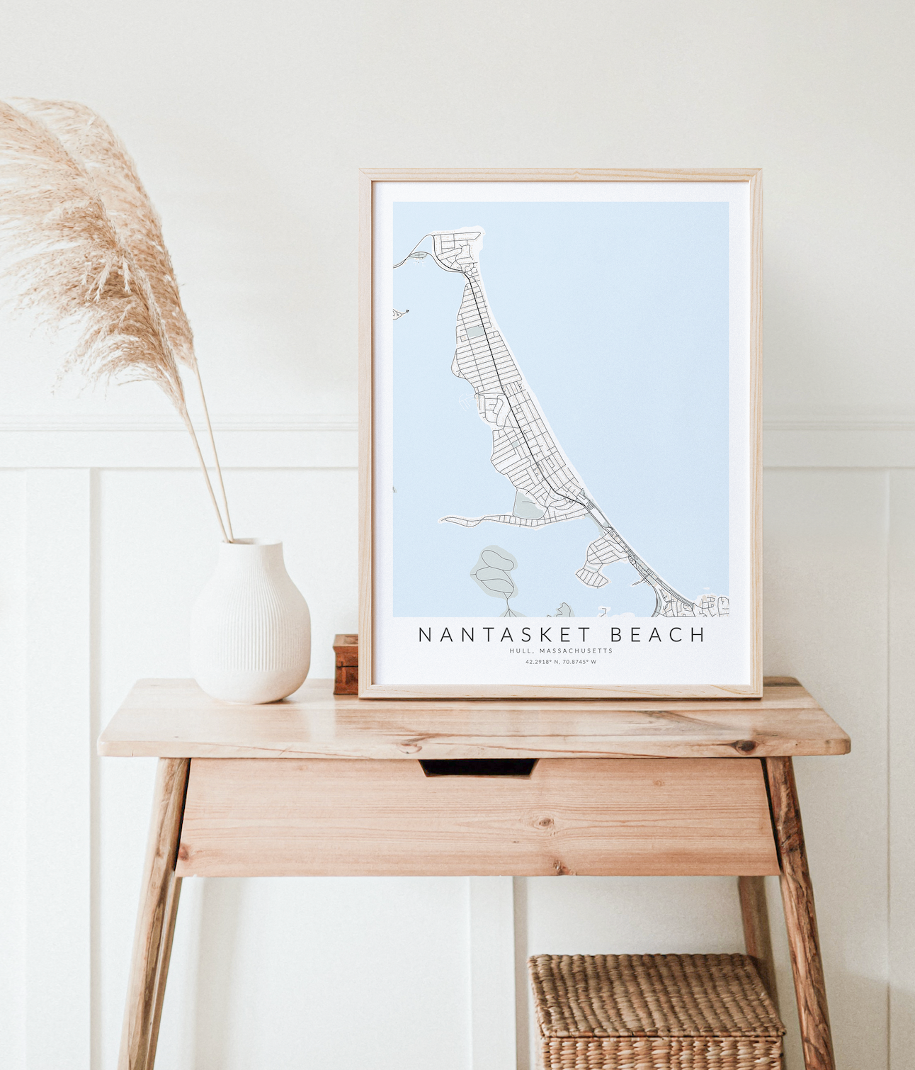 Nantasket Beach Map Print