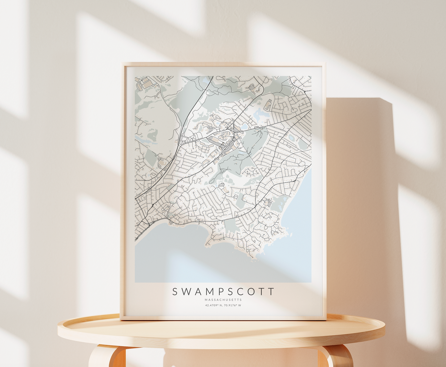 Swampscott Map Print