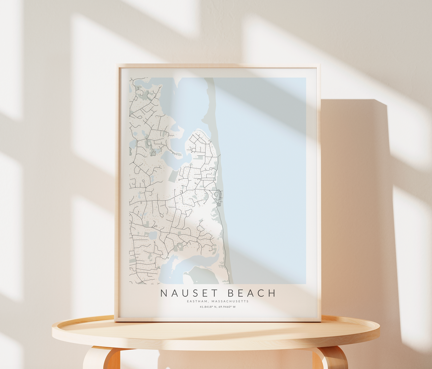 Nauset Beach Map Print