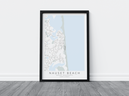 Nauset Beach Map Print