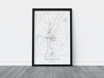 Augusta Map Print