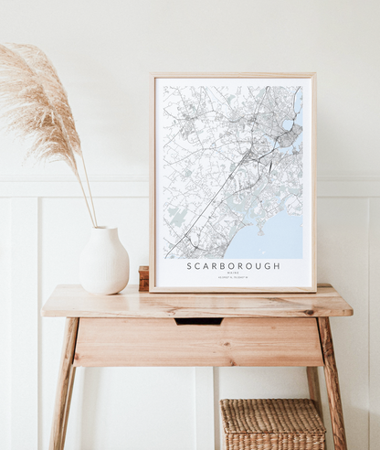 Scarborough Map Print
