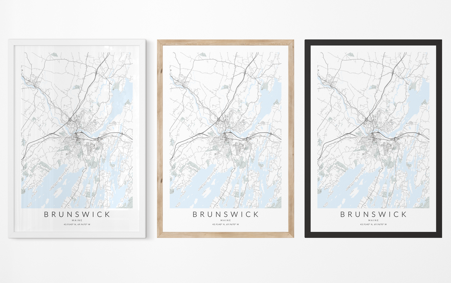 Brunswick Map Print