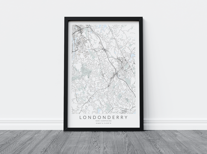 Londonderry Map Print