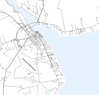 Belfast Map Print