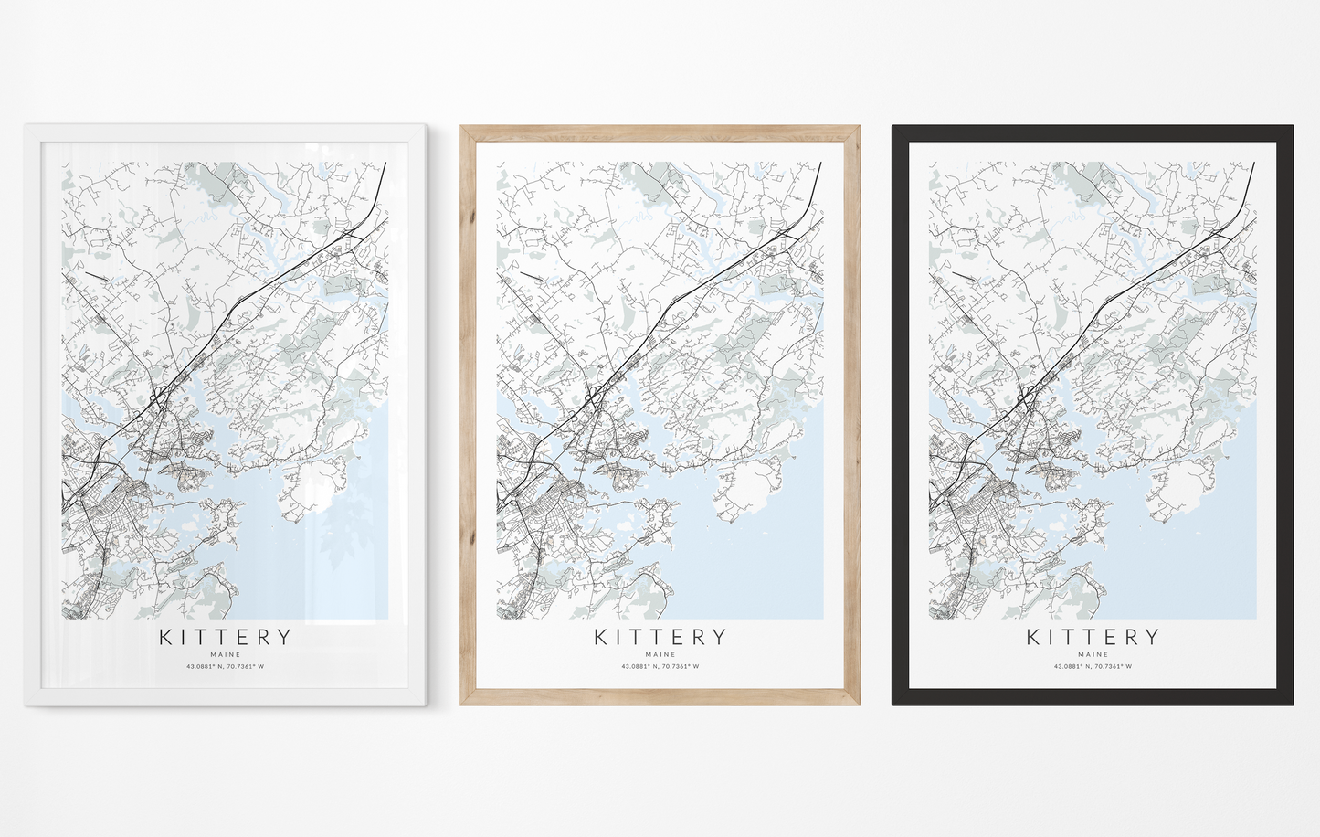 Kittery Map Print
