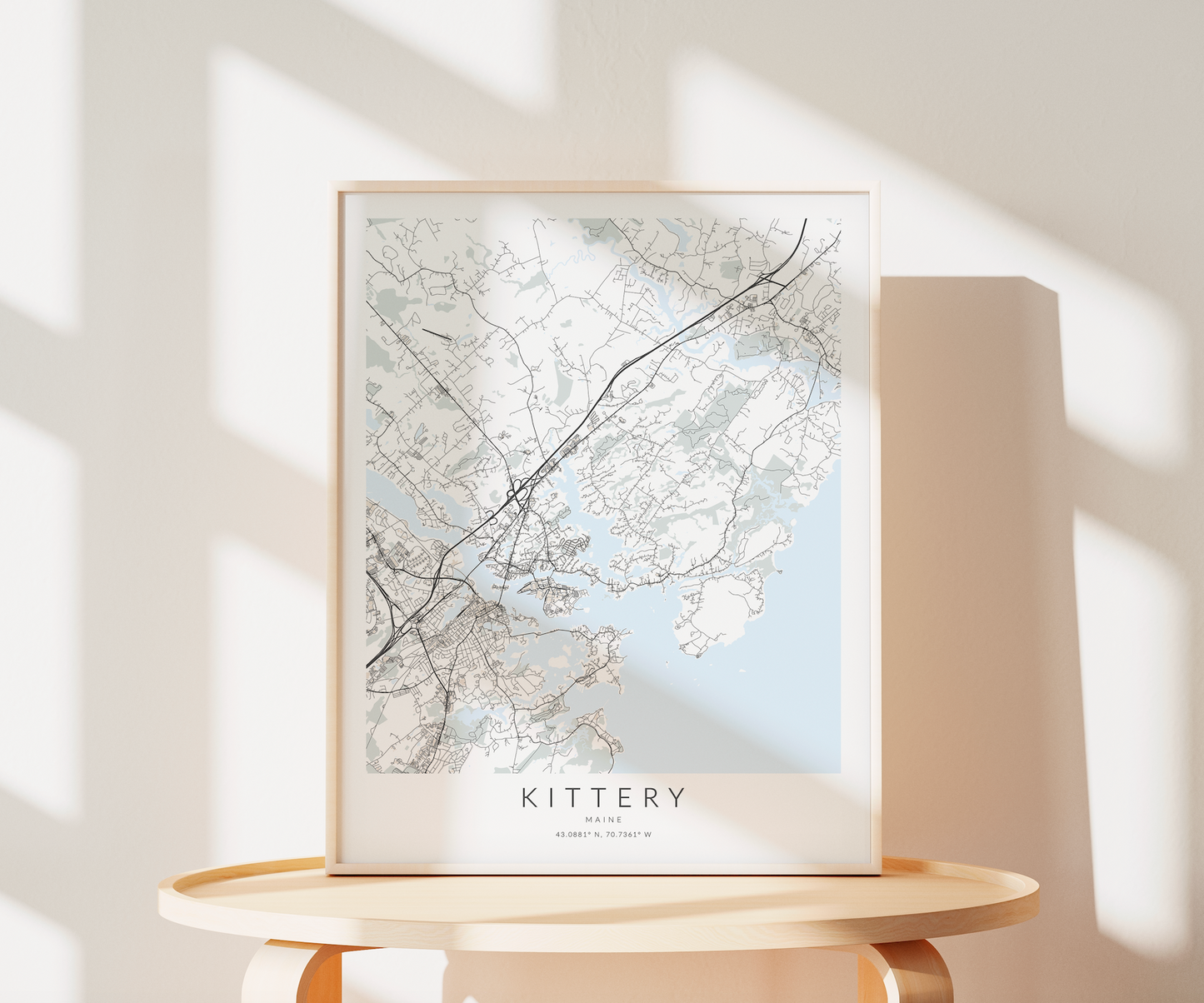 Kittery Map Print
