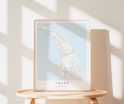 Truro Map Print