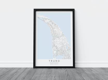 Truro Map Print