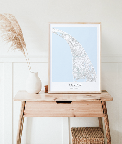 Truro Map Print