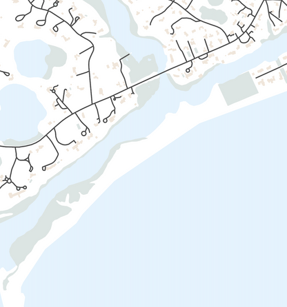 Craigville Beach Map Print