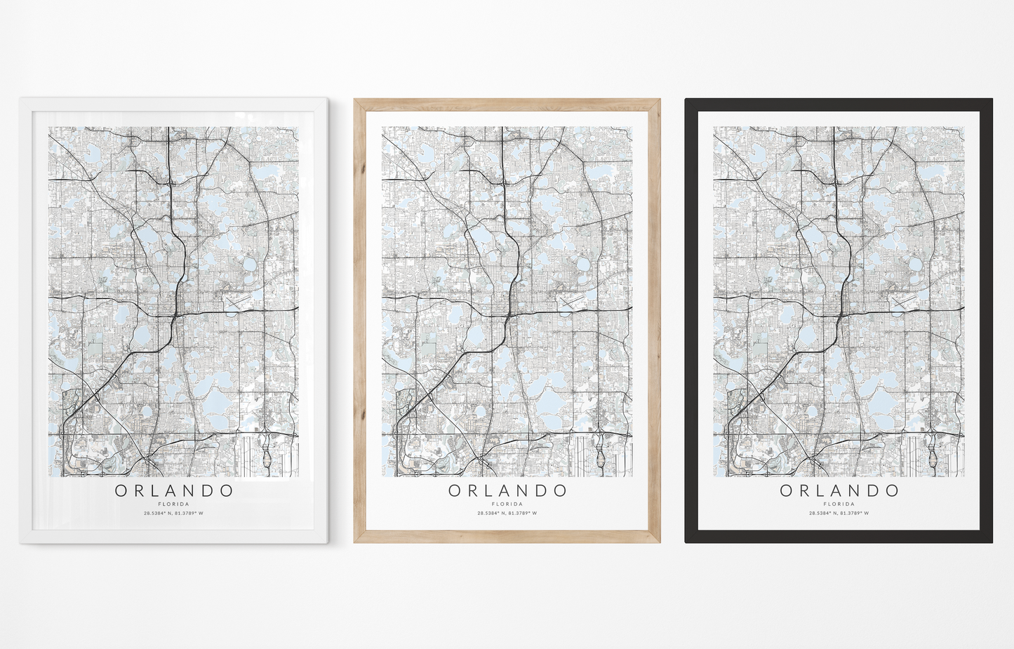 Orlando Map Print