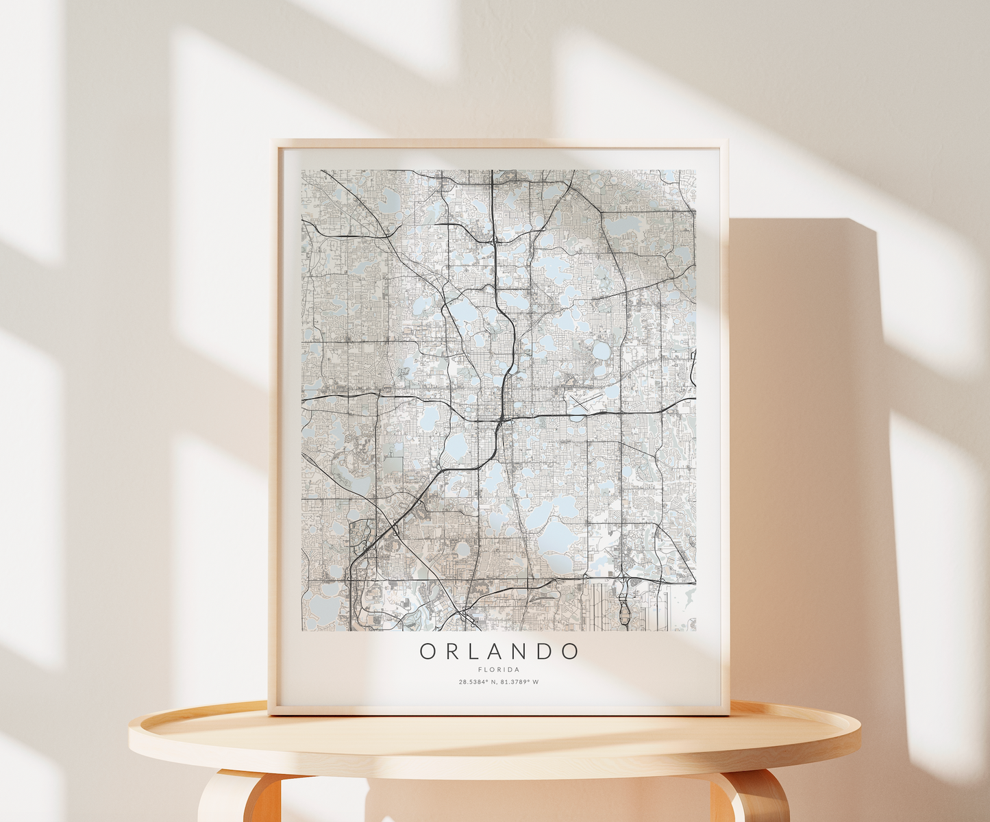 Orlando Map Print