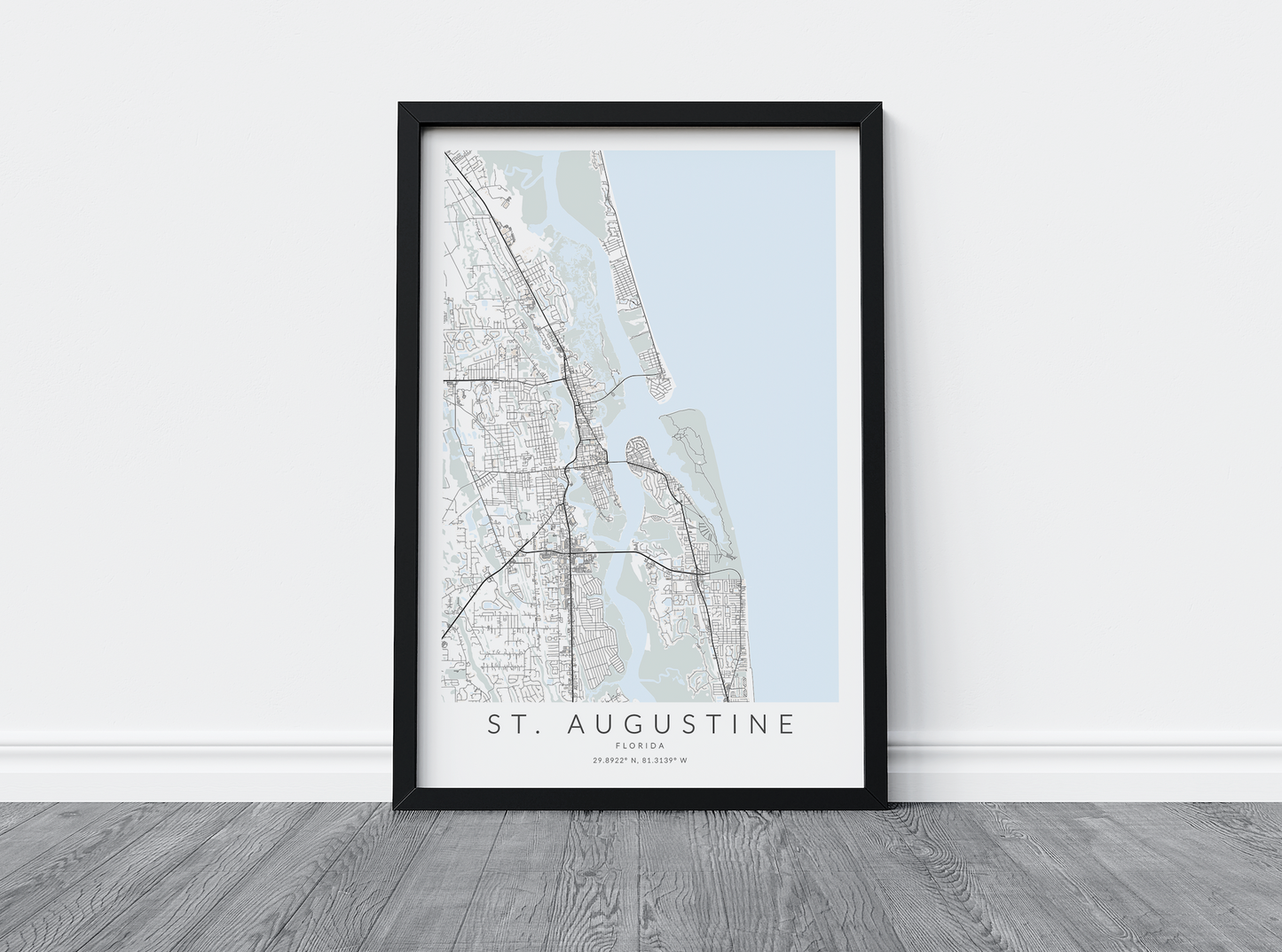 St. Augustine Map Print