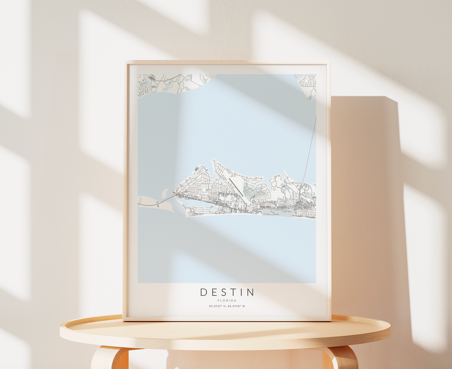 Destin Map Print