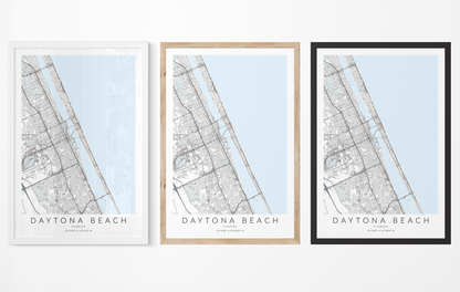 Daytona Beach Map Print