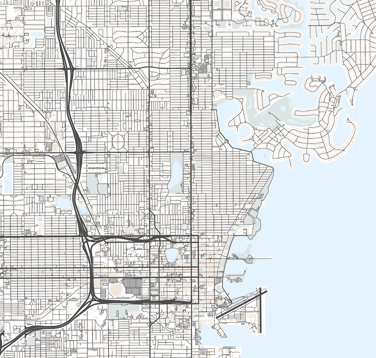 St Petersburg Map Print VirtualMap