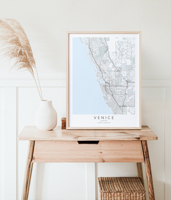 Venice Florida Map Print – VirtualMap
