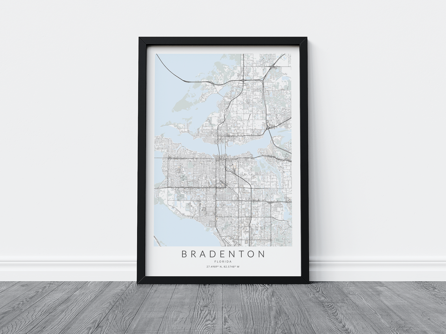 Bradenton Map Print