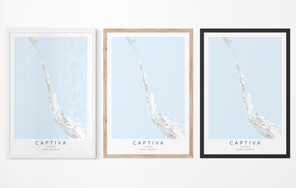 Captiva Map Print