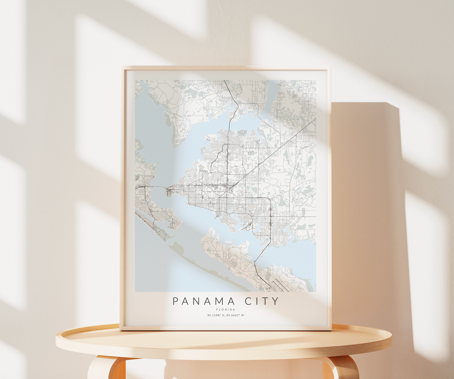 Panama City Map Print