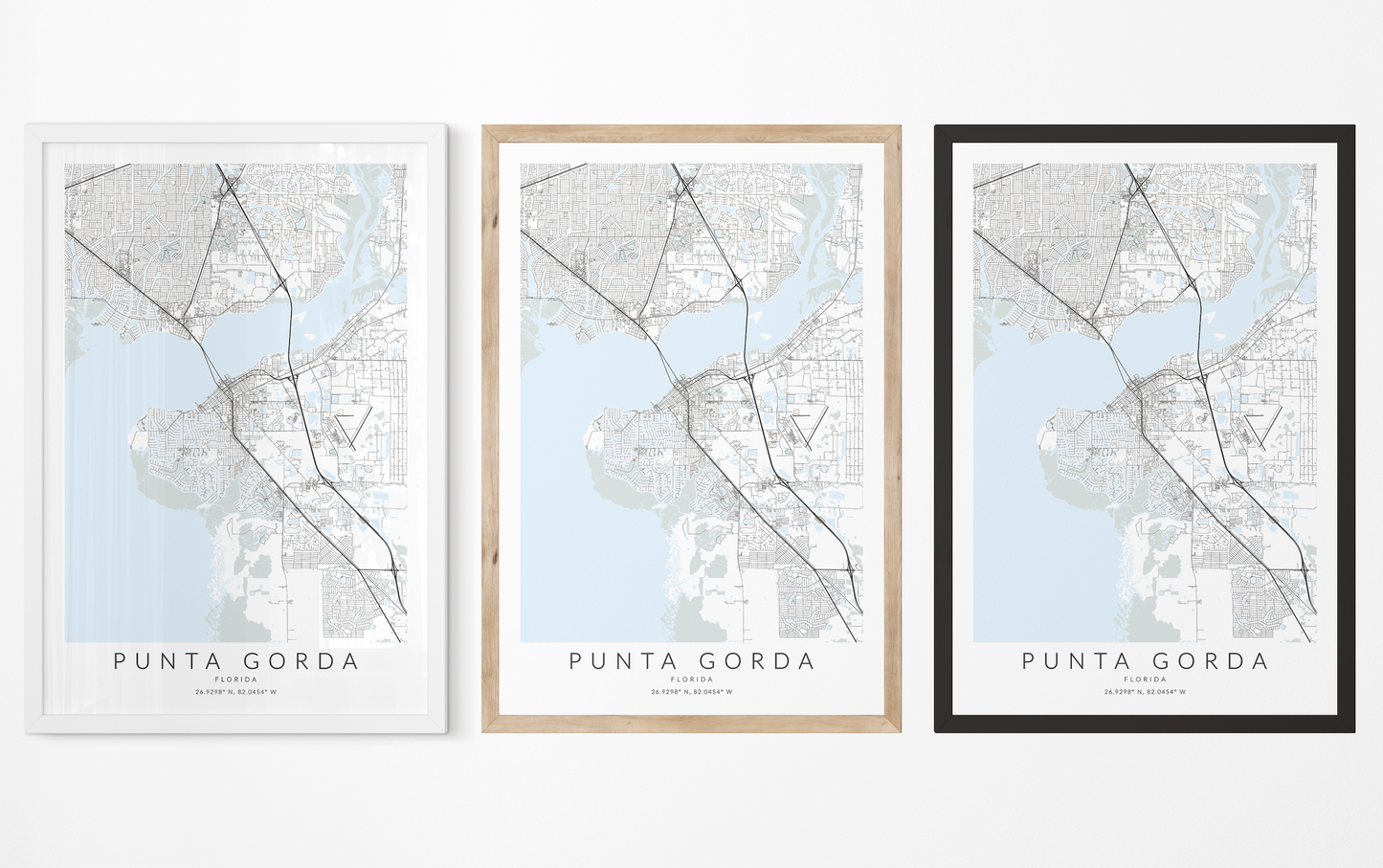Punta Gorda Map Print