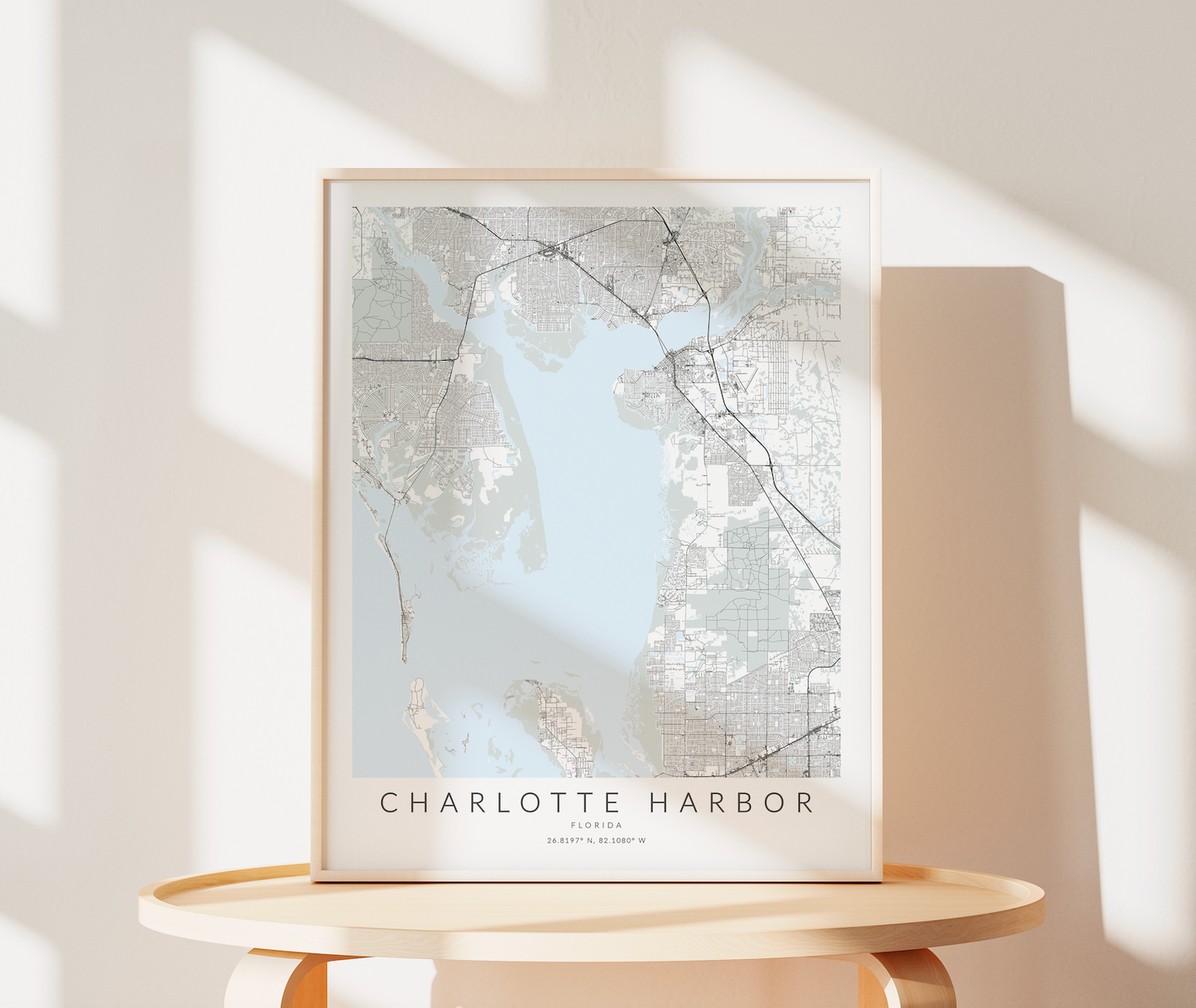 Charlotte Harbor Map Print