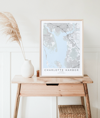 Charlotte Harbor Map Print