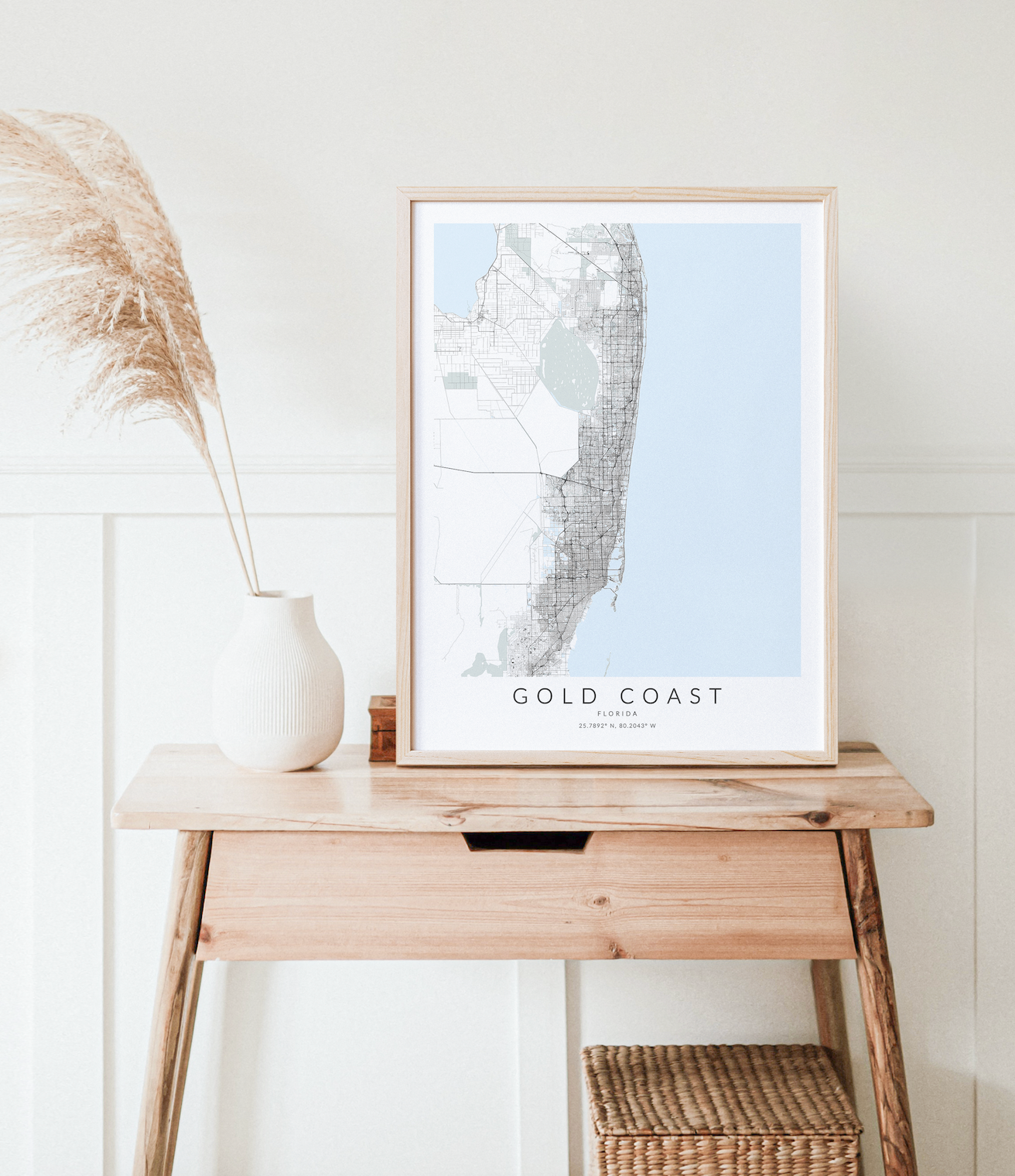 Gold Coast Florida Map Print