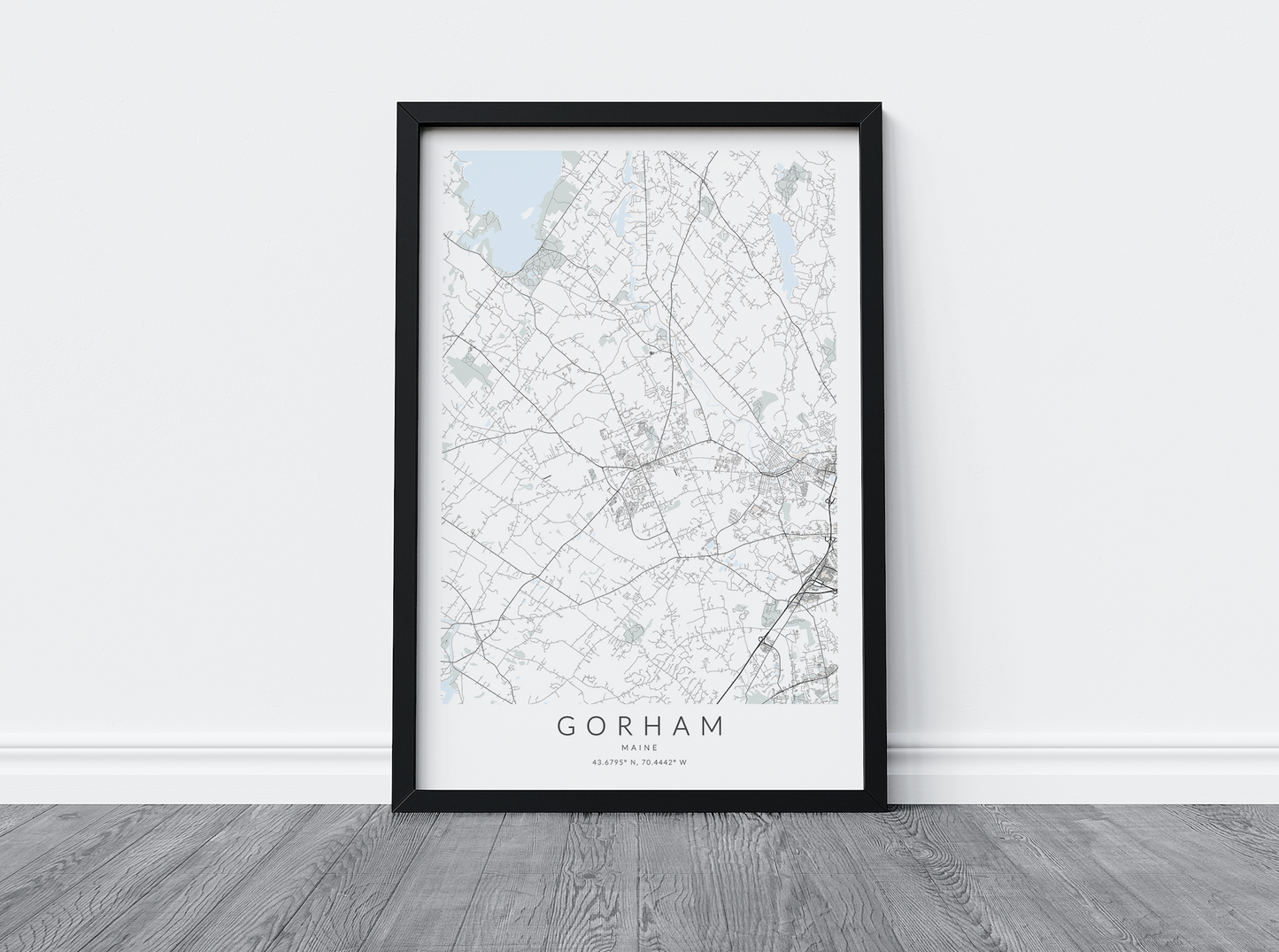 Gorham Map Print