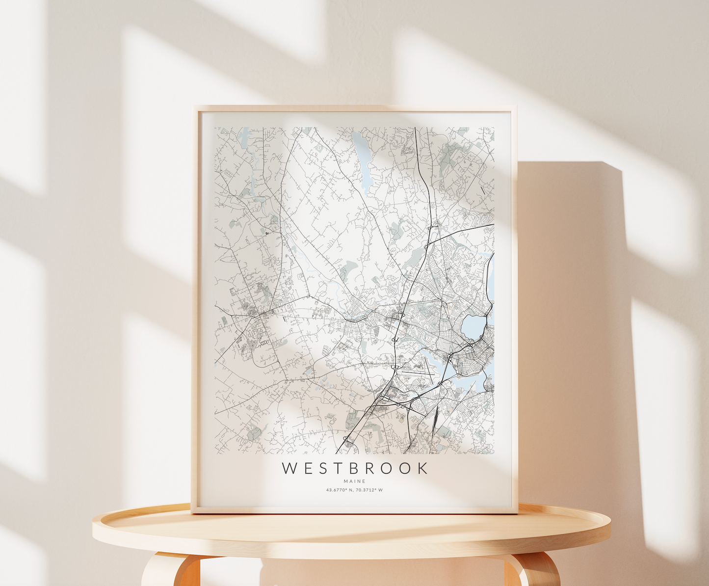 Westbrook Map Print